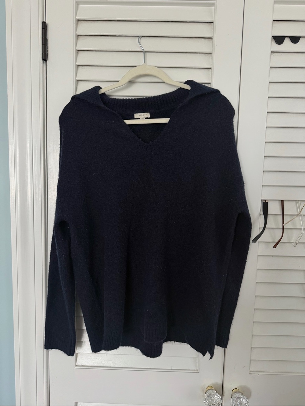 Talbots Navy Blue Sweater